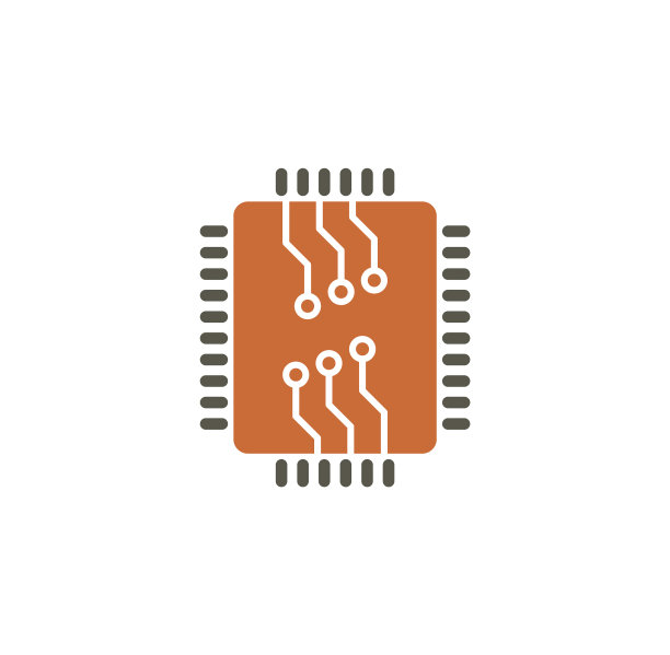 处理器芯片相关图标背景为图片下载