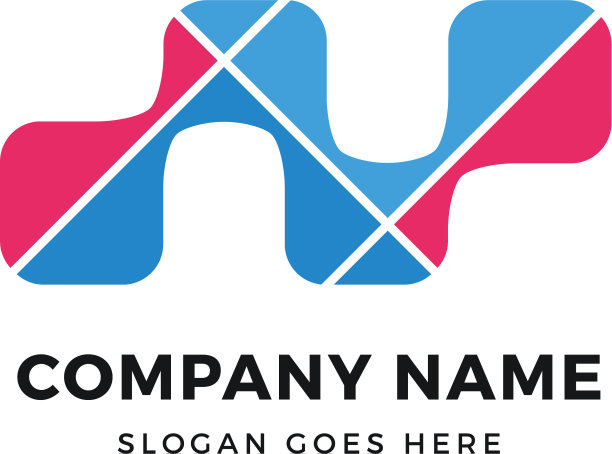 N字母标志图标设计模板抽象图片下载