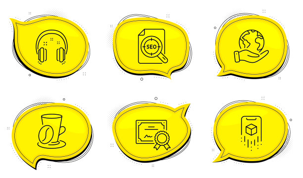 Seo文件耳机和增强现实图标图片下载