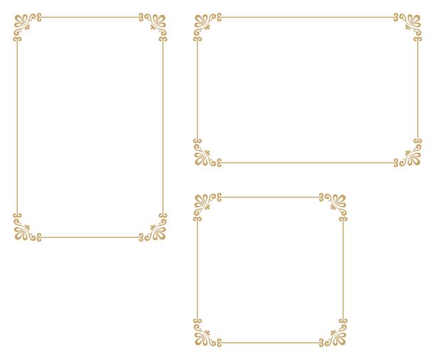 装饰框。改变尺寸的框架相同设计的框架适合a4尺寸的纸张。图片下载