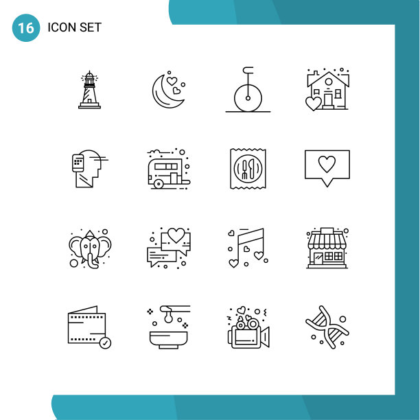 为人类设置16个商业大纲包图片下载