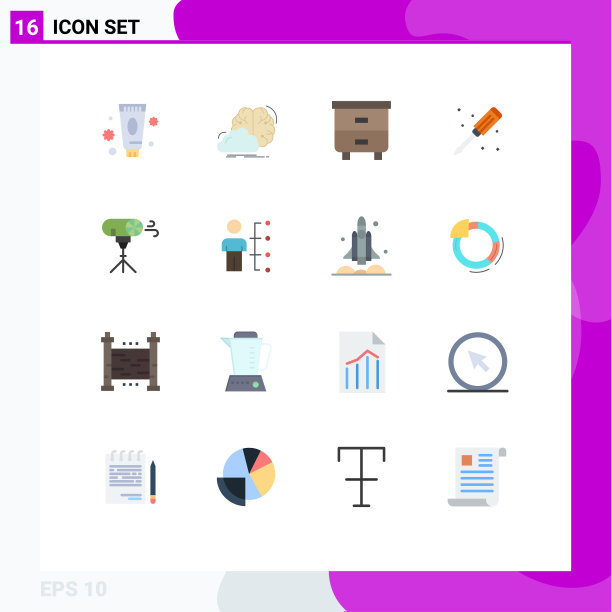 包16个创意平色螺丝刀图片下载