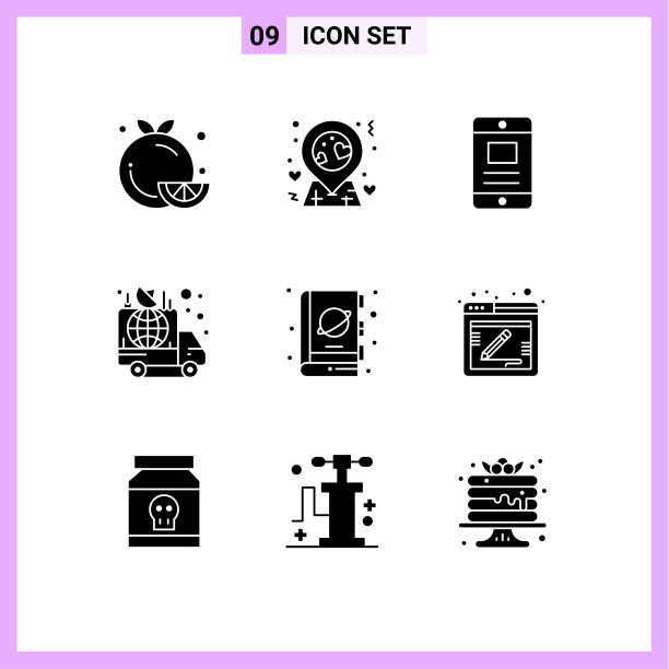 通用图标符号组9现代立体图片下载