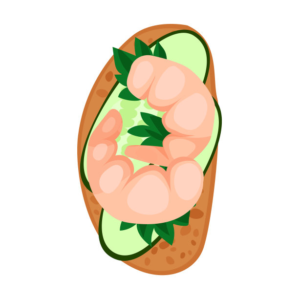 三明治图标卡通图标孤立图片下载