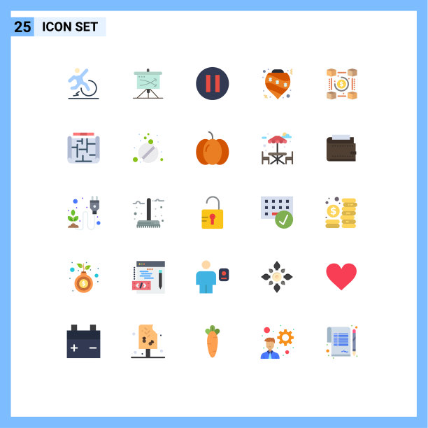 现代设25平色和符号等图片下载