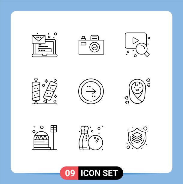 组9现代轮廓设置为圆甜图片下载