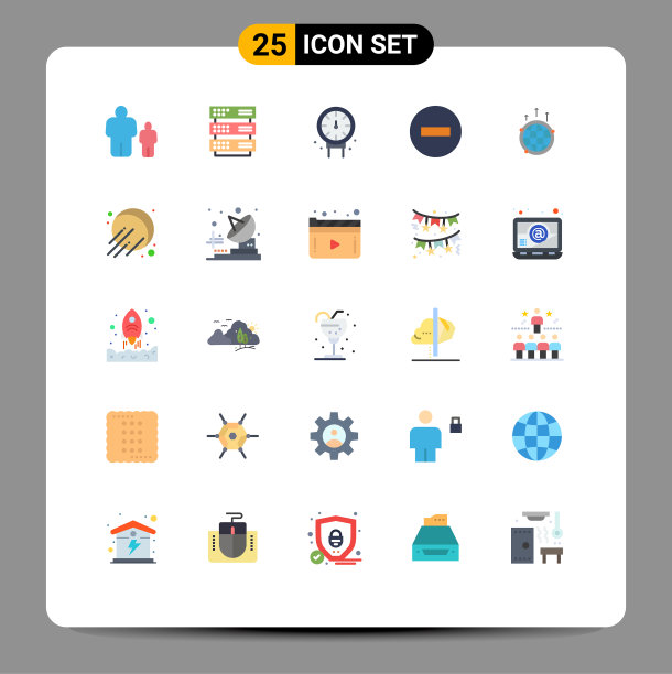 组25平色标志和符号为图片下载