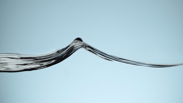 特写海浪孤立的蓝色图片下载