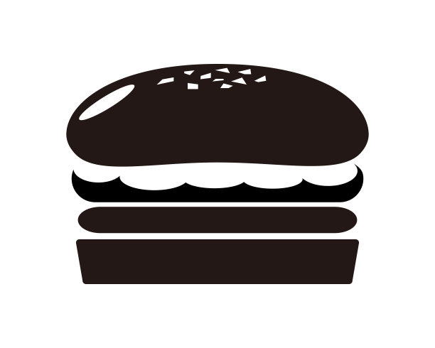 奶酪和牛肉汉堡的矢量插图图片下载