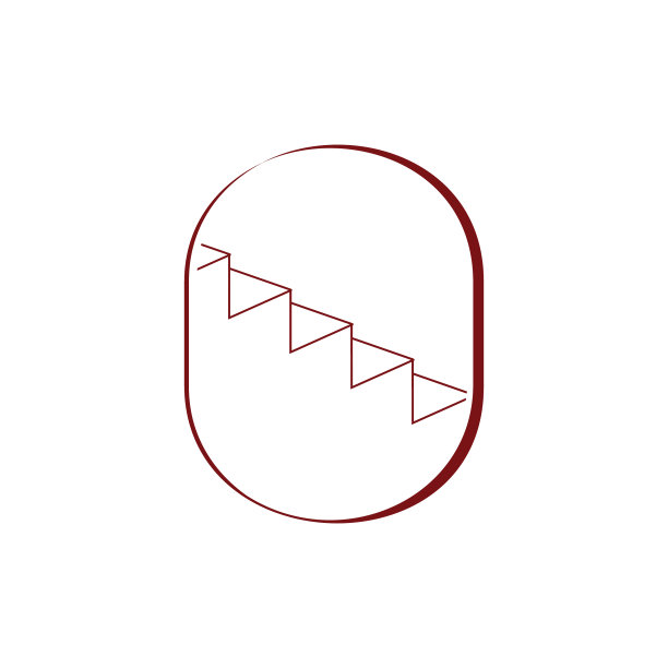 楼梯3d线条艺术标志标志图片下载