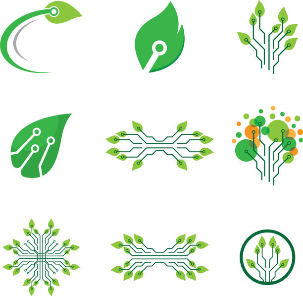 绿色科技图标图片下载