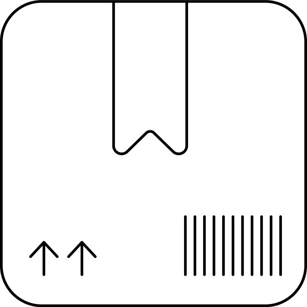 纸板箱线条样式图标图片下载