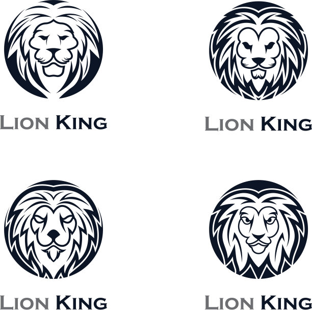 狮子的头图标图片下载