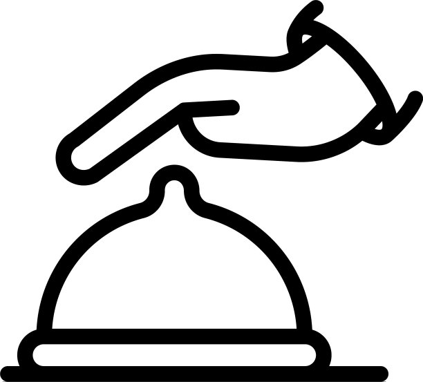 膳食图标轮廓样式图片下载