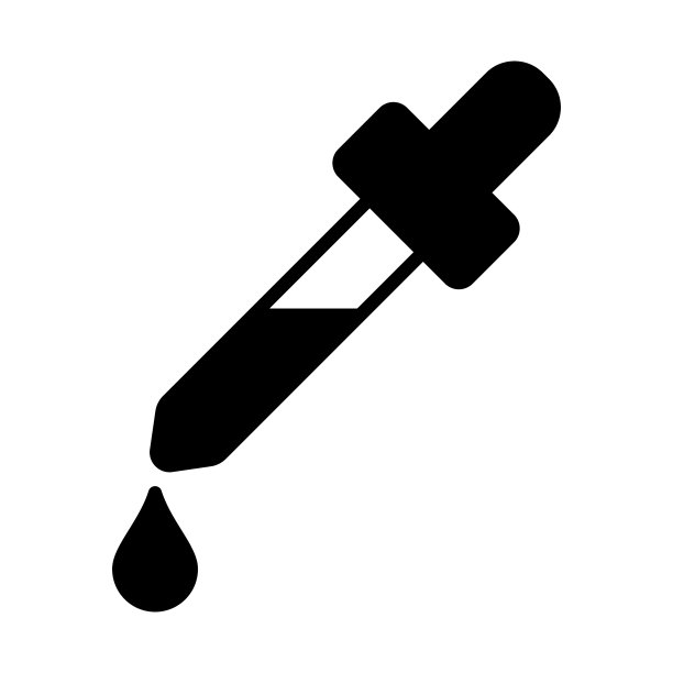 滴管-医疗图标设计模板图片下载