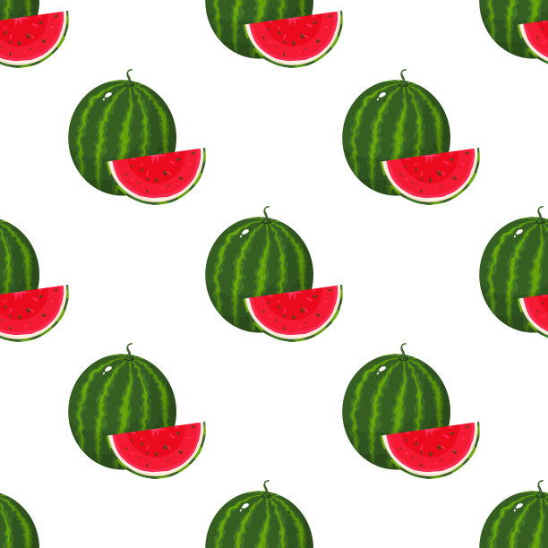 无缝花纹，新鲜整块，切成薄片图片下载