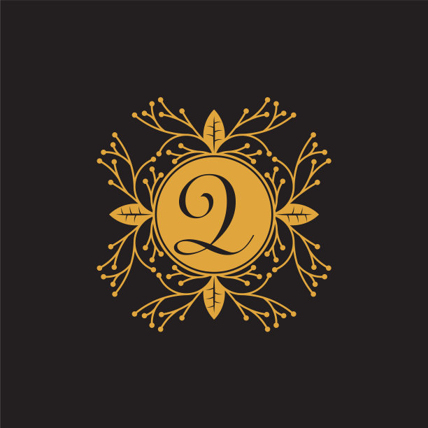 首字母q奢侈品标志为精品店图片下载