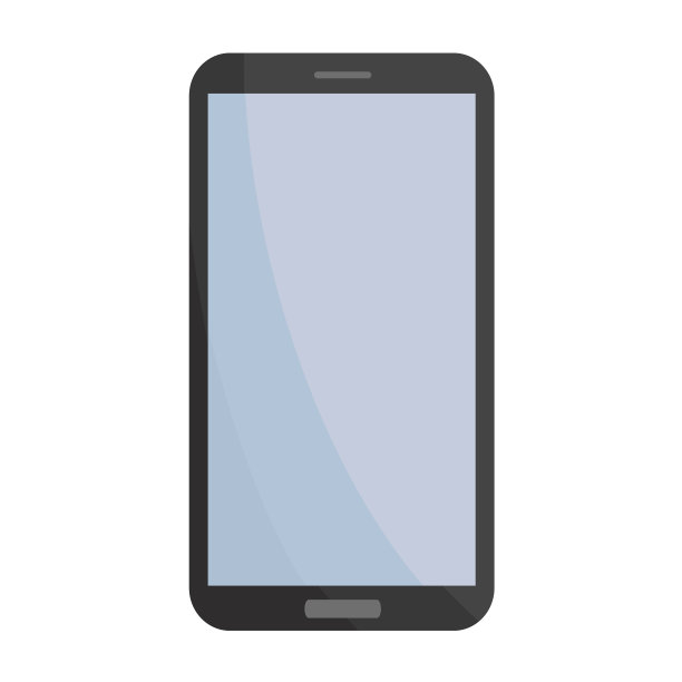 智能手机孤立在白色背景上图片下载