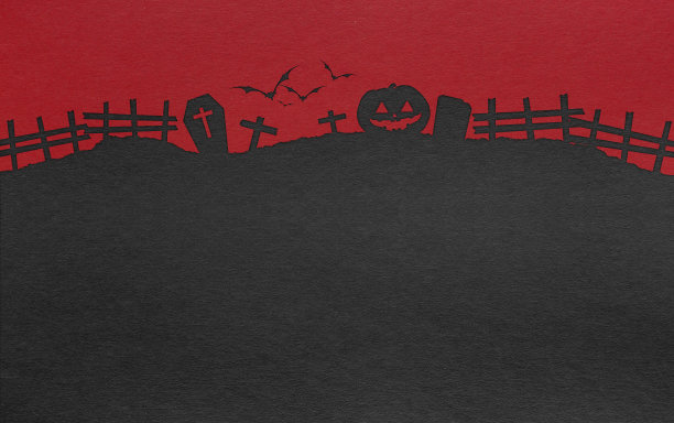 万圣节背景与文字空间图片下载
