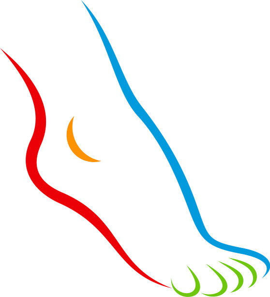 脚标志模板创意脚标志设计图片下载