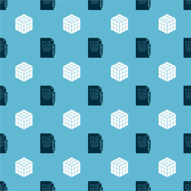 设置考卷、铅笔、橡皮和魔方图片下载