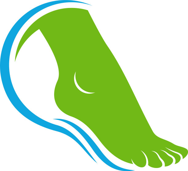 脚标志模板创意脚标志设计图片下载