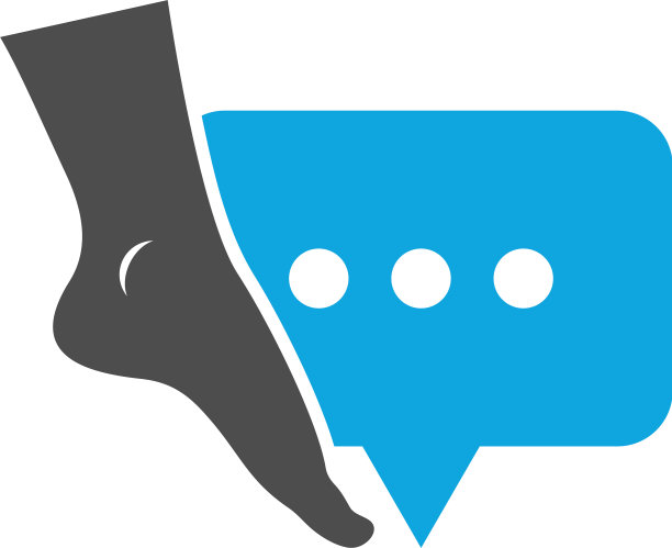 参考脚标志模板脚标志创意图片下载