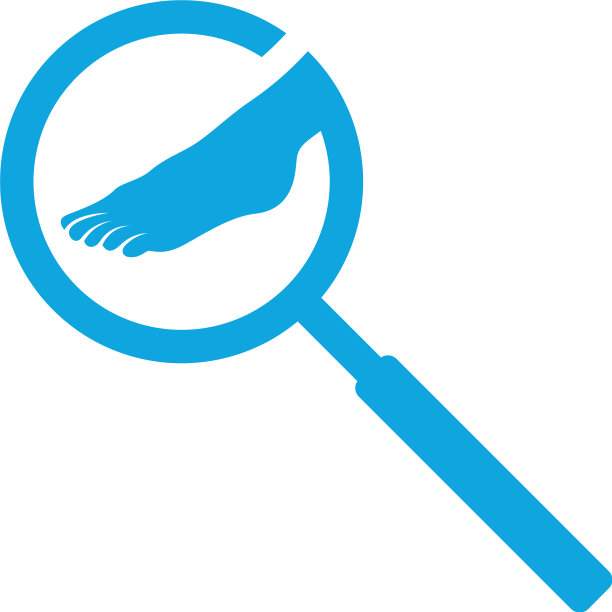 搜索脚标志模板创意脚标志图片下载