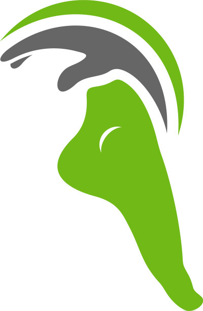 脚护理标志模板创意脚标志图片下载