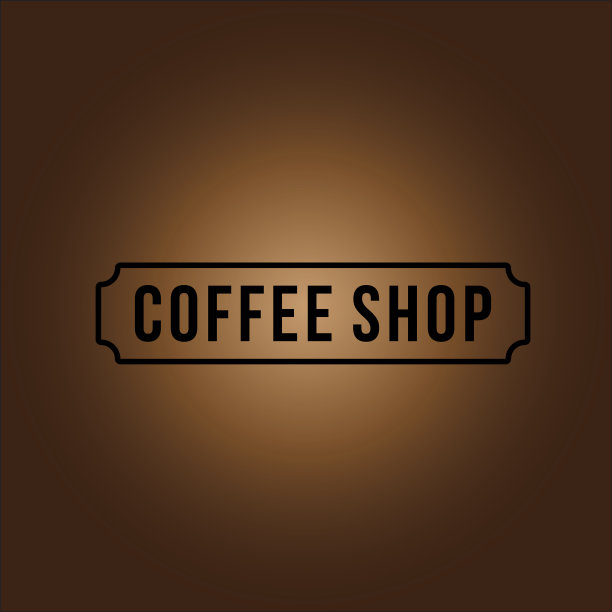 复古徽章咖啡店logo设计制作图片下载