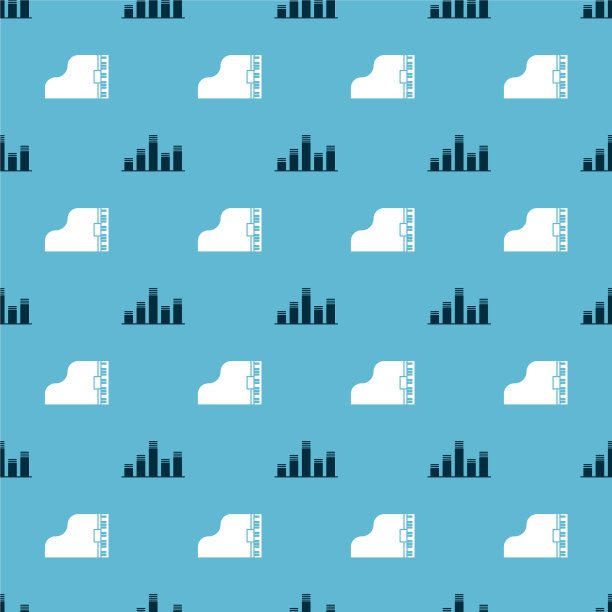 无缝设置音乐均衡器和三角钢琴图片下载