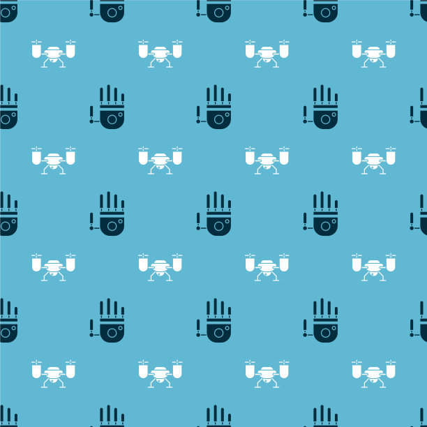 让机械手和无人机一起飞行图片下载