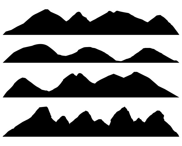集山轮廓图片下载
