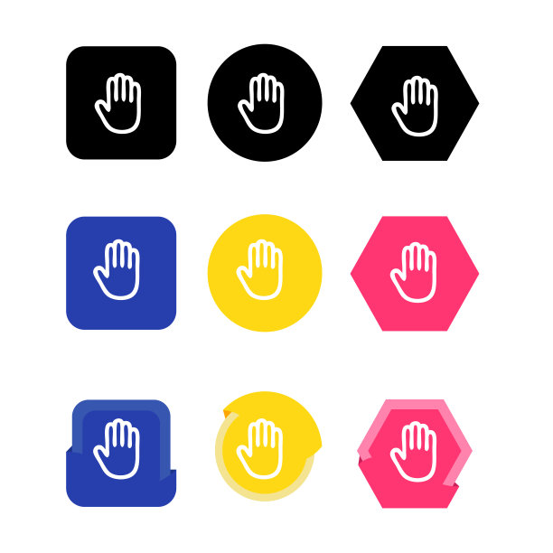 手的图标图片下载