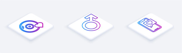 设定等距线浪漫音乐男性图片下载