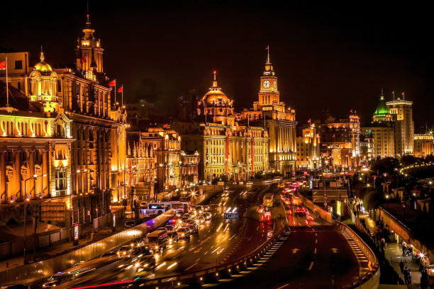 中国上海的外滩图片下载