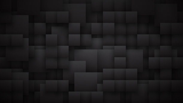 概念3D不同的广场高技术极简黑色抽象背景素材图片