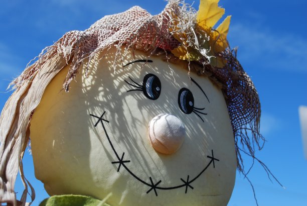 稻草人贴装饰图片下载