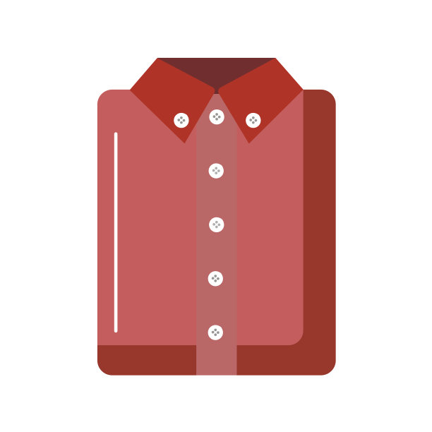 折叠衬衫在白色背景图片下载