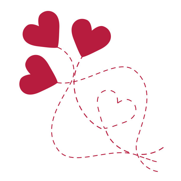 情人节快乐心形图形图片下载