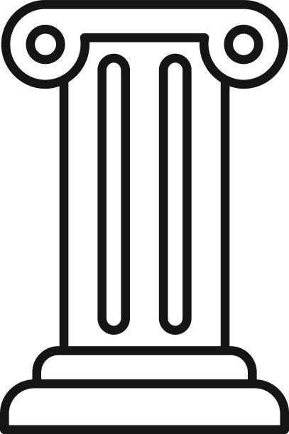 公正栏图标轮廓样式图片下载