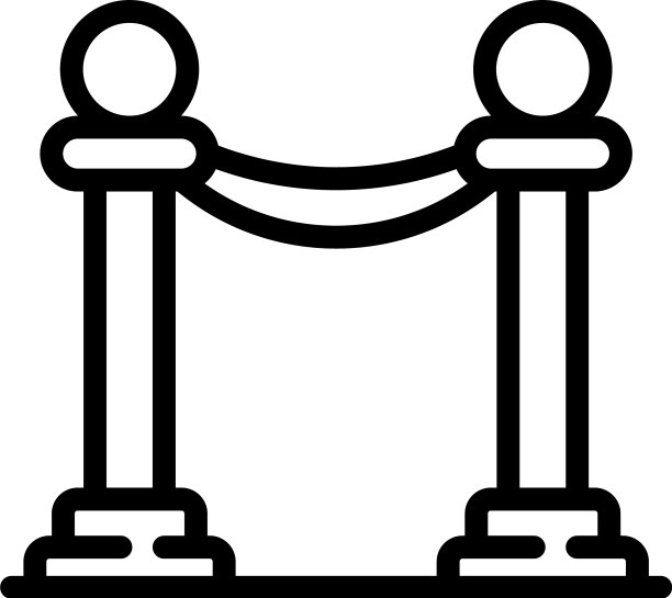 入口舞台图标轮廓风格图片下载
