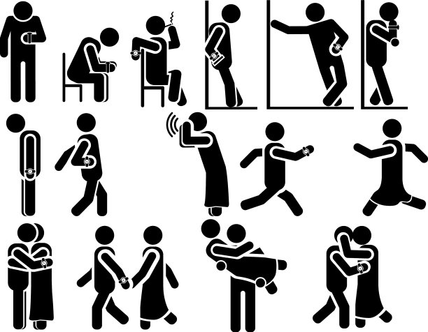 图标的人等待图片下载