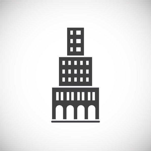 房地产相关图标的背景图形和图片下载