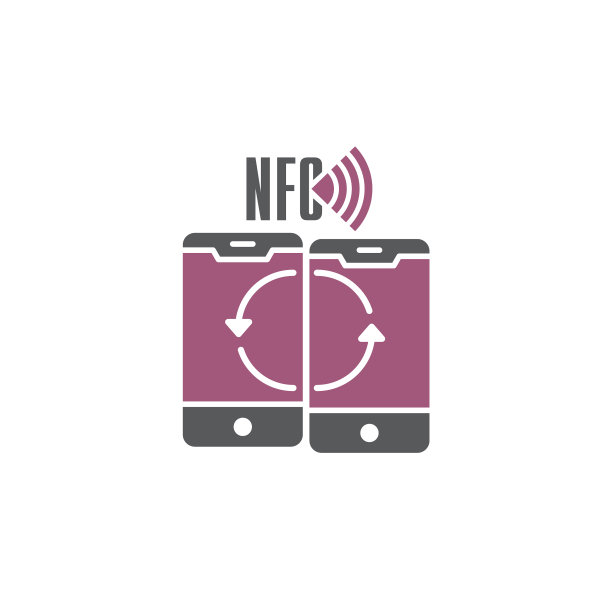 NFC相关图标背景上的图形和web图片下载