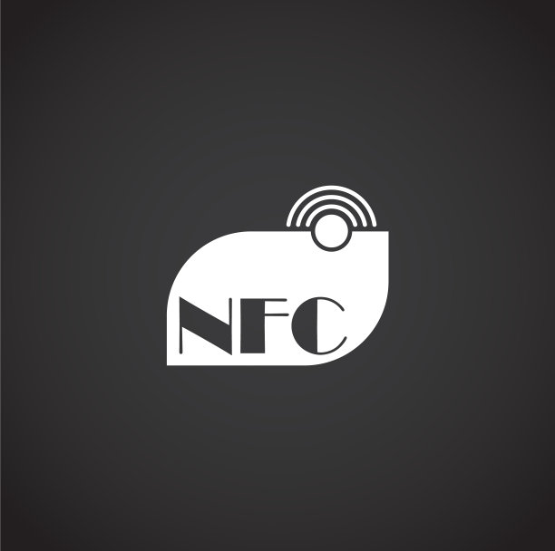 NFC相关图标背景上的图形和web图片下载