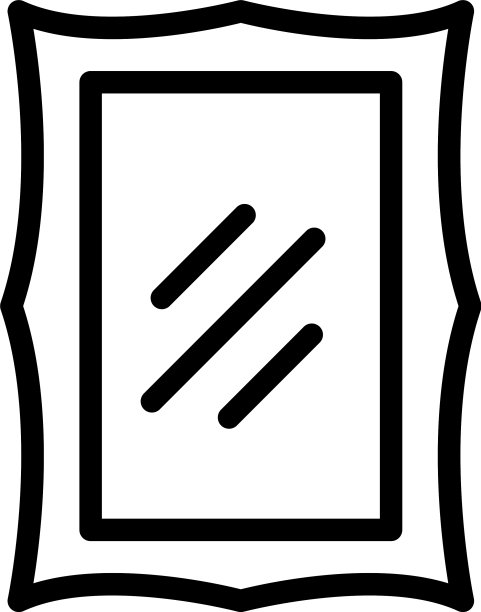 剧院镜图标轮廓风格图片下载