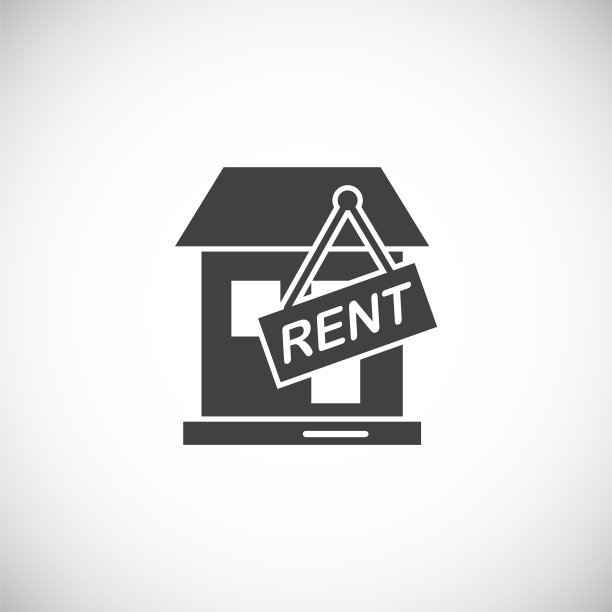 房地产相关图标的背景图形和图片下载