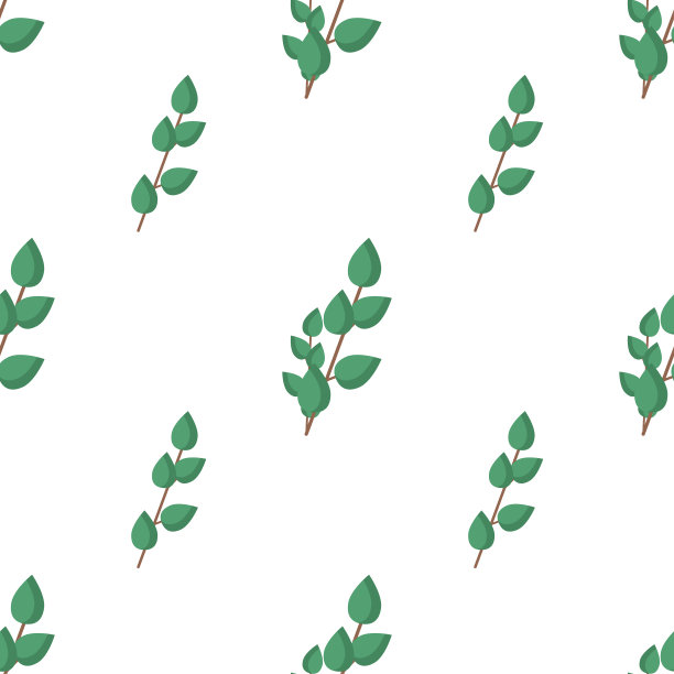 植物学无缝背景，伟大的设计为任何目的。五彩缤纷的矢量插图。结构模式。纸艺术风格。花卉包装印刷。纺织装饰品。图片下载