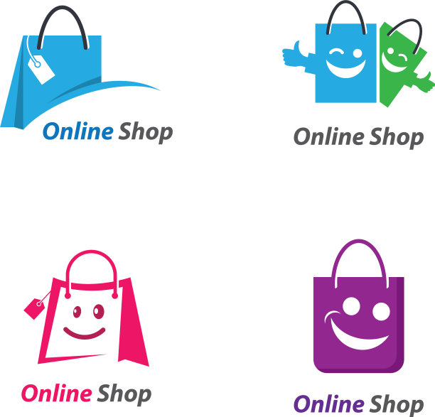在线商店logo图标模板图片下载